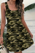 'Vanya' Printed Wide Strap Mini Dress - Celes Fashion
